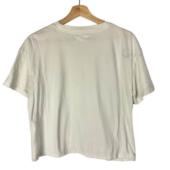Madewell X Ohkii Studio White Easy Crop Short Sleeve Tee M - Picture 4 of 6